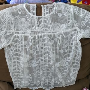 Lace merona top